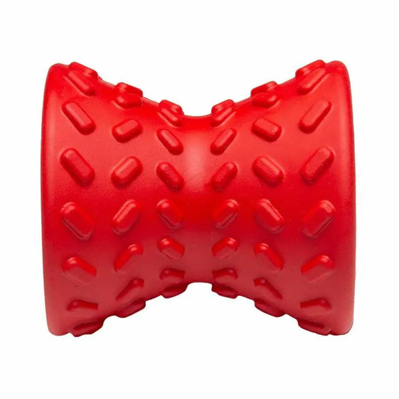 Brinquedo Ampulheta Porta Petisco SnaX Bacon para Cães Hercules Vermelho Único