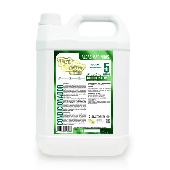 Condicionador Algas Marinhas Pet Show 5 L