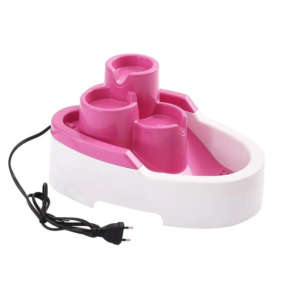 Fonte Bebedouro Para Cães E Gatos Duracats Rosa Bivolt