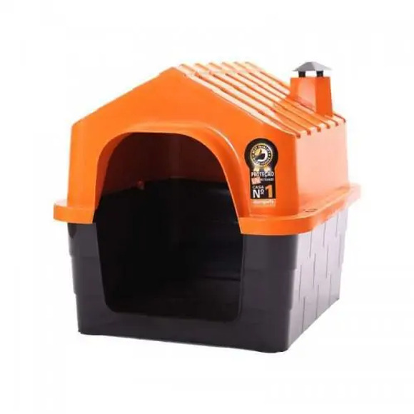 Casa de Cachorro Pequena Laranja N. 01