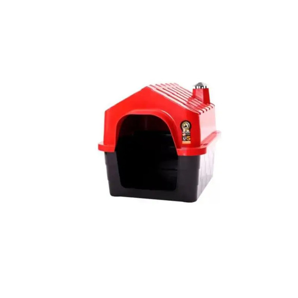 Casinha Cães Plástica Durahouse Vermelha N. 05