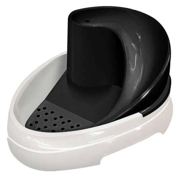 Fonte Cascata Bebedouro Purificador Cão Gato Preta 110 V