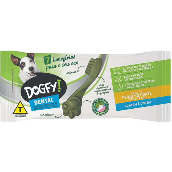 Snack Dental Dogfy P com 1 Unidade