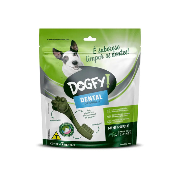 Petisco Dogfy Dental para Cães de Porte Mini 7 unidades