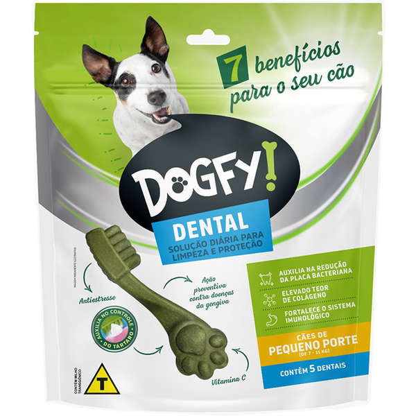 Snack Dental Dogfy Original Pp com 7 Unidades