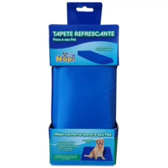 Tapete gelado para cães Azul Napi Grande