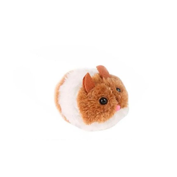 Brinquedo Pet Rato Ratinho Pelúcia Que Vibra Para Gato Único