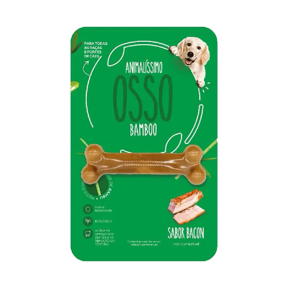 Brinquedo Osso Bamboo I Animalíssimo Pequeno Único
