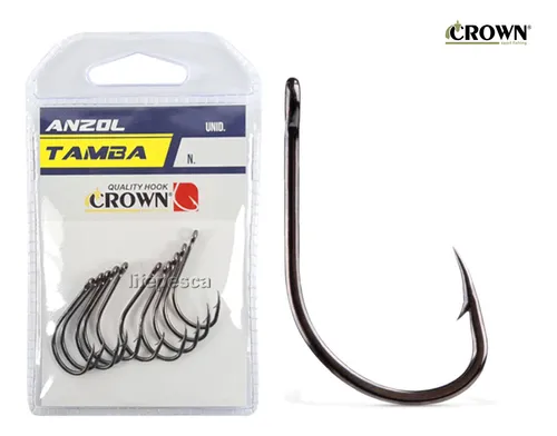 Anzol Crown Tamba Black 1/0 10uni