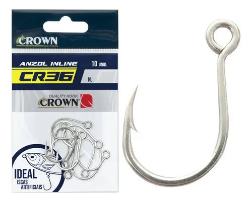 Anzol Crown Inline Cr36 Niq 01 10uni