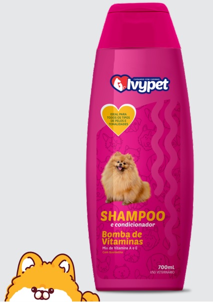 Shampoo Ivypet 700ml 5 Em 1