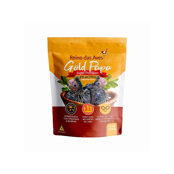 Papa Gold Filhotes Calopsitas 400g Refil