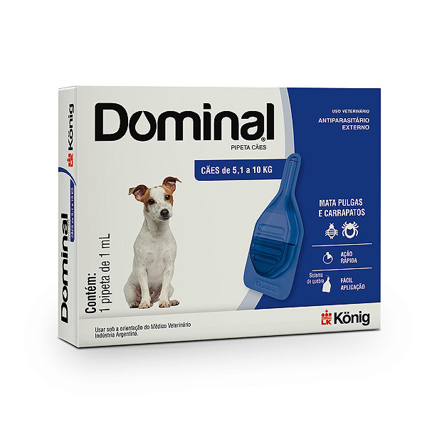 Dominal Pipeta X 3 Cao 5,1 Ate 10kg 1ml