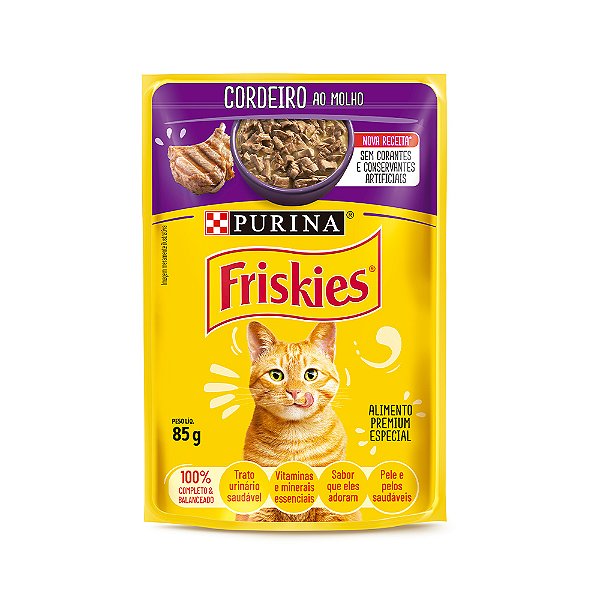 Rc Friskies 85g Cat Cordeiro Ao Molho