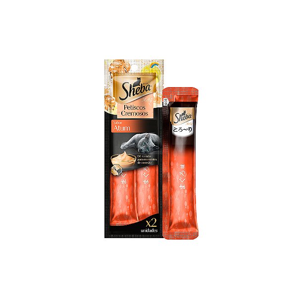 Petisco Sheba Cremoso Atum 2uni 12g