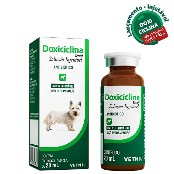 Doxiciclina Injetavel 20ml Vetnil