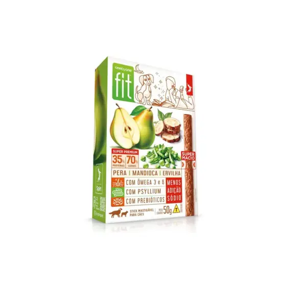 Stick Fit Spin Pet 50g Pera/mandioca/ervilha