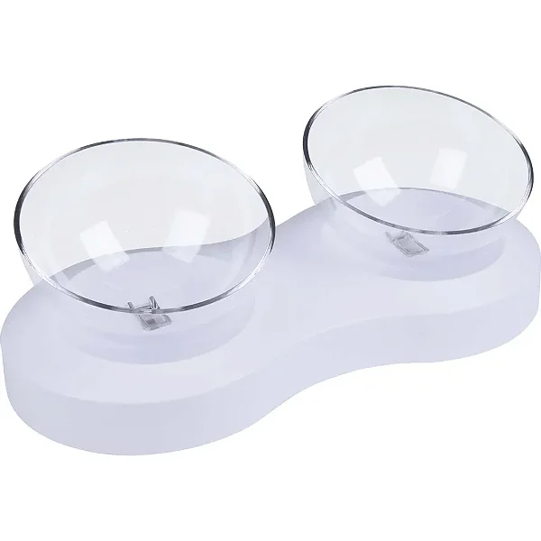 Tigela Kala Agua-comida Pet 1l Ajuste Angulo