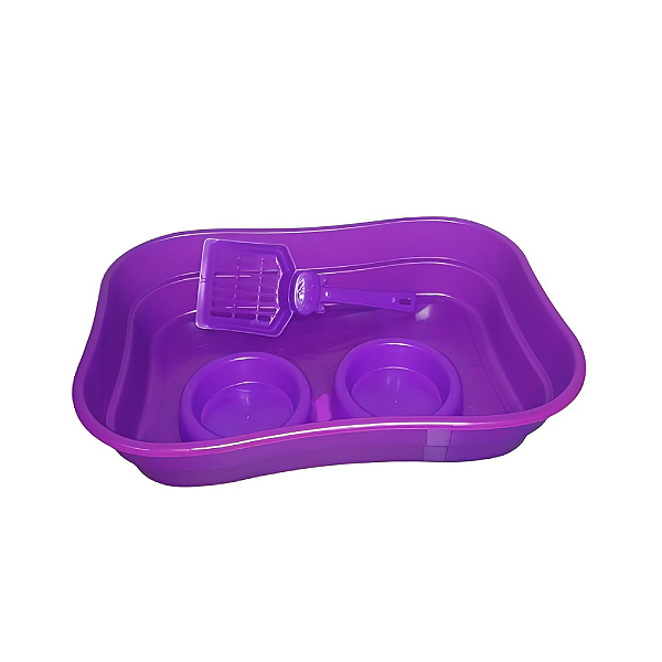 Kit Gato Neopet 3x1 Neon Roxo