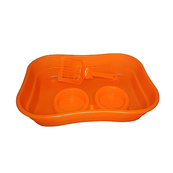 Kit Gato Neopet 3x1 Neon Laranja
