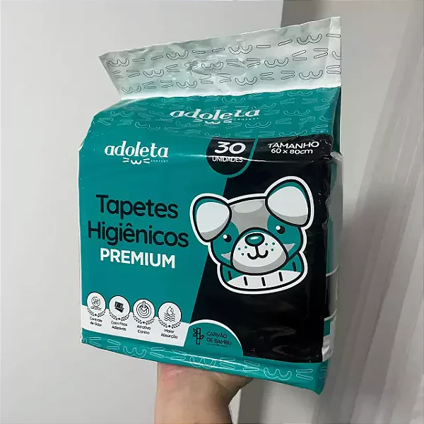 Tapete Hig Adoleta Linha Comfort Carvao