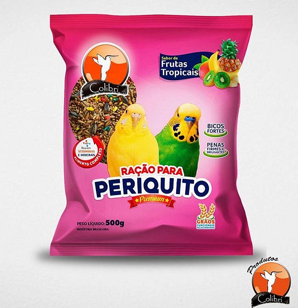 Rc Paraiso Das Aves Periquito 500g Colibri