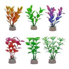 Planta Plastica 10cm P/aquario