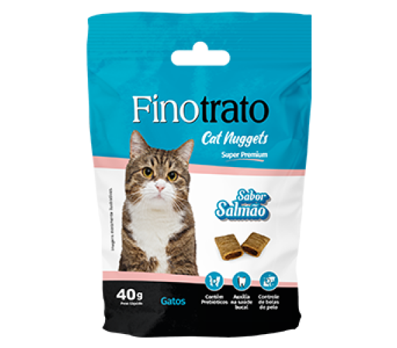 Nuggets Finotrato 40g Gato Salmao