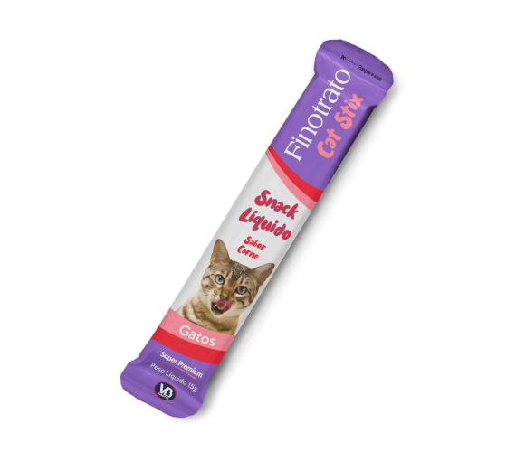 Petisco Finotrato Cat Stix Carne 15g
