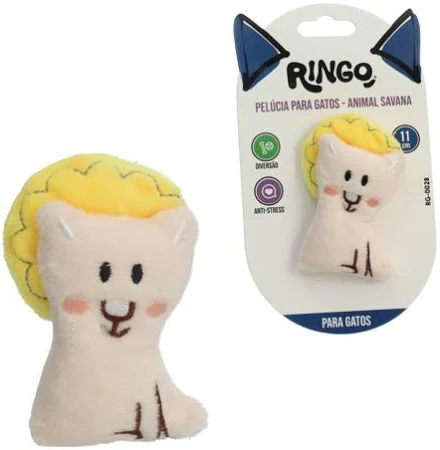 Brinquedo Ringo Gato Pelucia Animal Savana Rg-0028