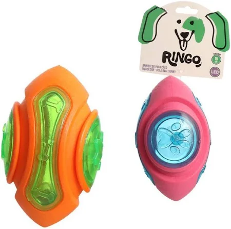 Brinquedo Ringo Mord Bola Oval C/led
