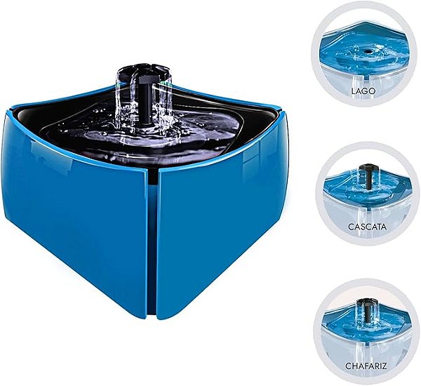 Fonte Animalissimo Slim 1l P/gatos Bivolt