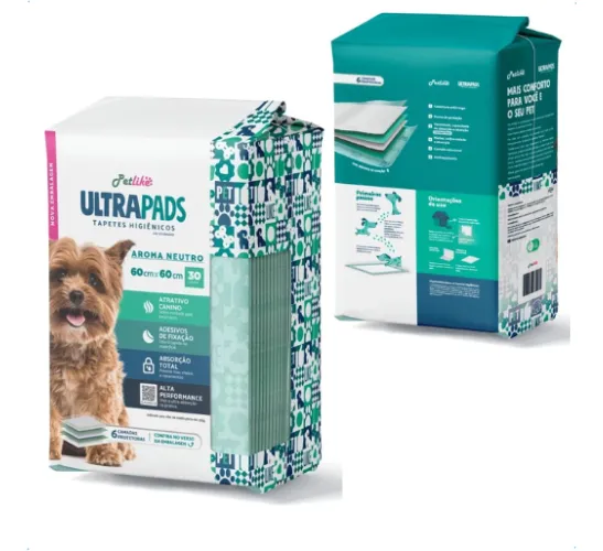 Tapete Hig Ultrapads 30uni 60x60cm