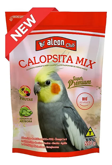 Mistura Alcon Club Calopsita Mix 550g