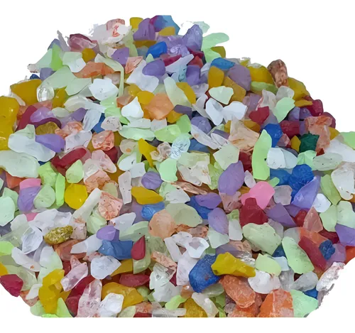 Cascalho Quartzo Multicolorido 900g