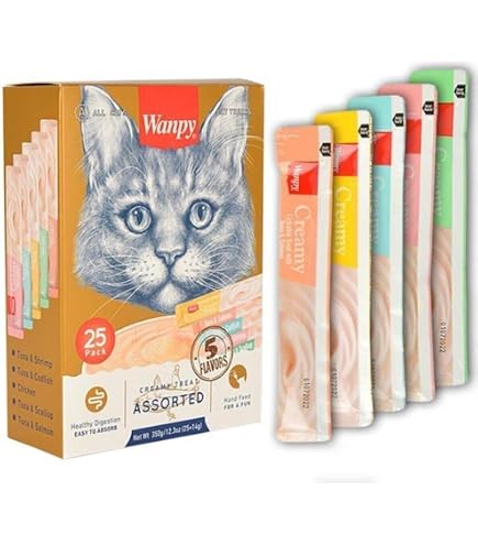 Petisco Wanpy 14g P/gato Creamy Atum/salmao