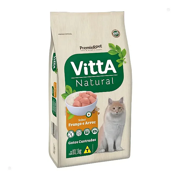 Rc Vitta Natural Gatos Adu Cast Frang 10,1kg