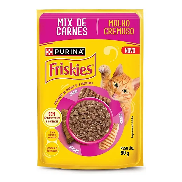 Rc Friskies 80g Cat Mix De Carnes
