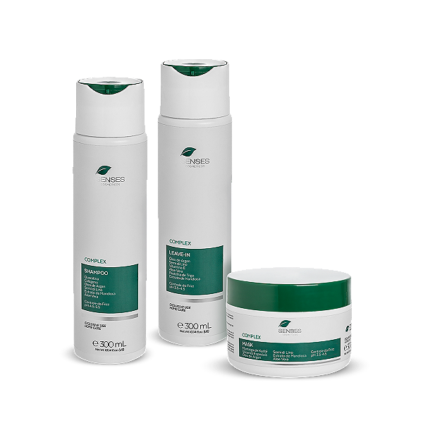 Kit Complex Home Care (Shampoo + Máscara + Leave-in)