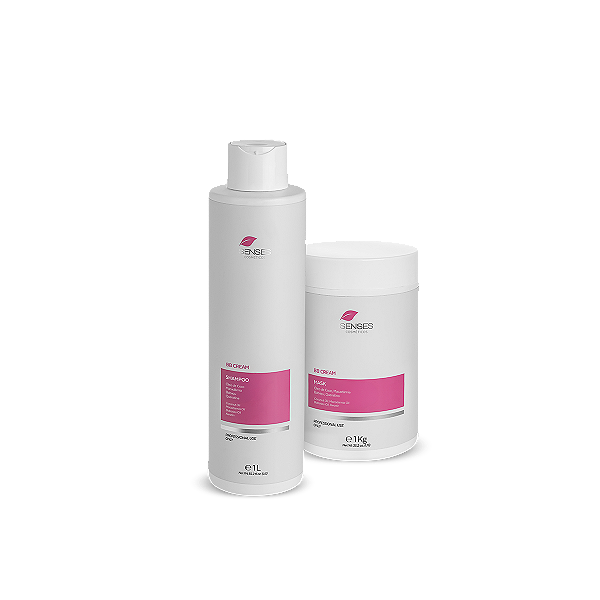 Kit BB Cream Profissional (Shampoo 1L + Máscara 1 Kg).