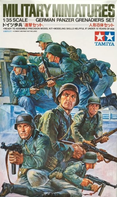 Conjunto de Granadeiros Alemães Tamiya Escala 1/35 #35061