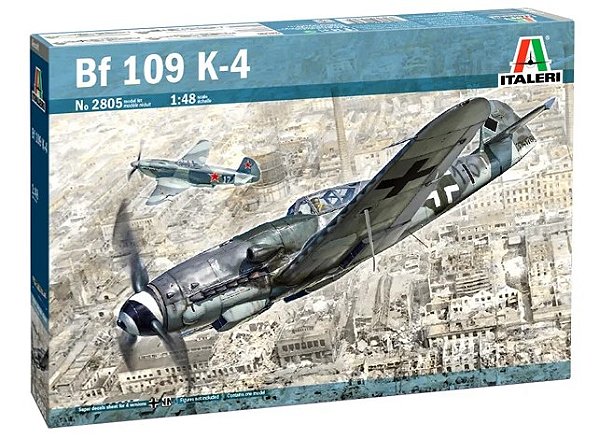 Avião Messerschmitt Bf-109 K-4 - Italeri #2805 1:48