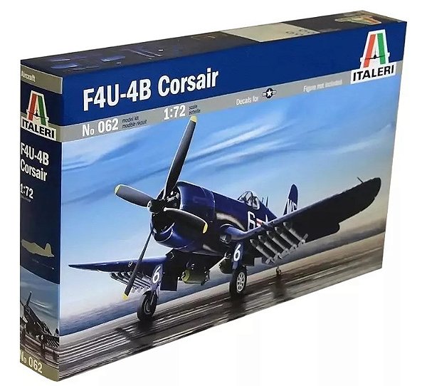 Avião de Caça CORSAIR F – 4U/4B - Italeri #0062 1:72