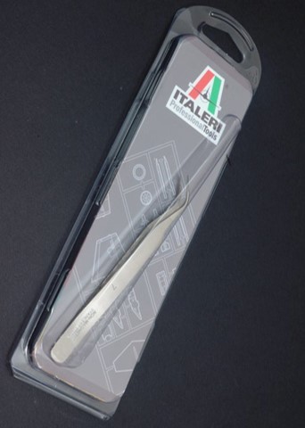 Pinça de Precisão Ponta Curva - Italeri #50813