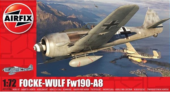 Avião Focke-Wulf Fw190 A-8 Airfix #A01020A 1/72