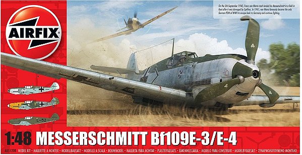Messerschmitt Me109E-3/E-4 - Airfix #A05120B 1/48