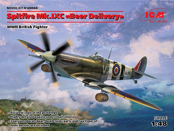 Spitfire Mk.IXC “Beer Delivery” WWII British Fighter - ICM #48060 1:48