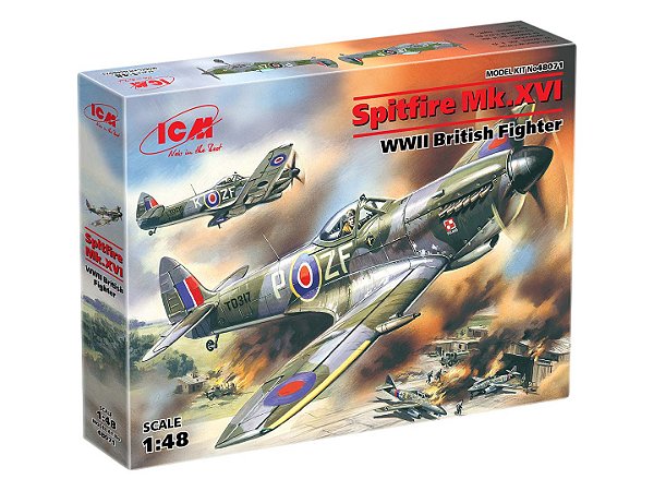 Spitfire Mk.XVI - WWII British Fighter - ICM #48071 1:48