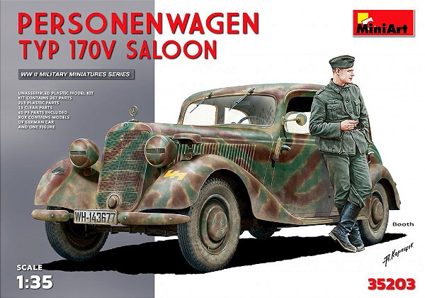 Personenwagen TYP 170V SALOON - Miniart #35203 1:35