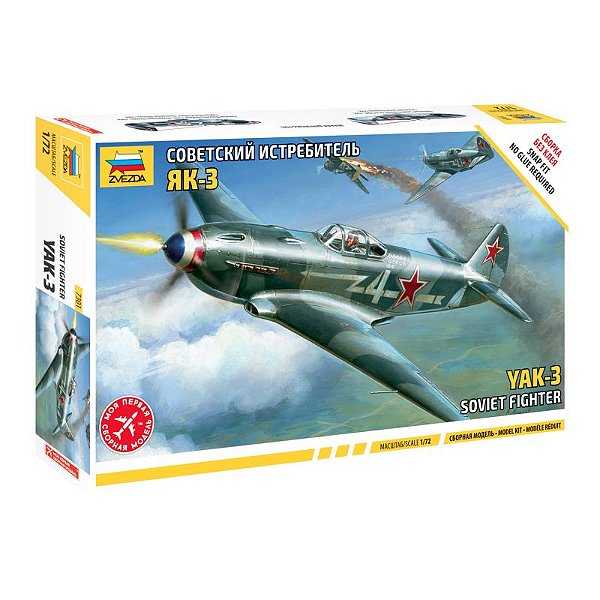 Yak-3 Soviet Fighter - Zvezda #7301 1:72